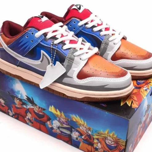 Dragon Ball Z-Inspired Nike Dunk Low – Ultra Instinct Goku Edition - Loiz